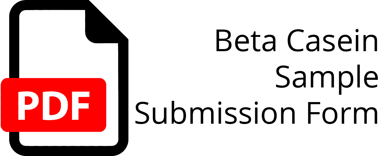 Beta casein sample submission MatMaCorp